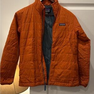 Patagonia Kids' Orange Puffer Jacket
